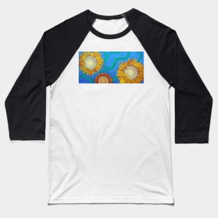 Sunflowers Baseball T-Shirt